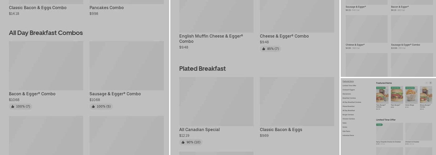 A&W Canada Menu