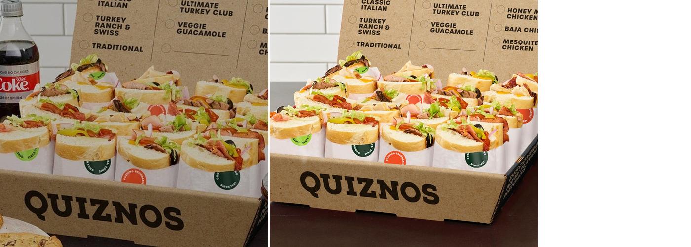 Quiznos Menu