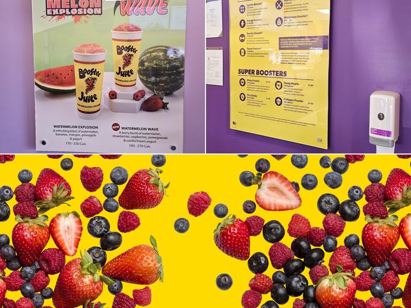 Booster Juice Menu