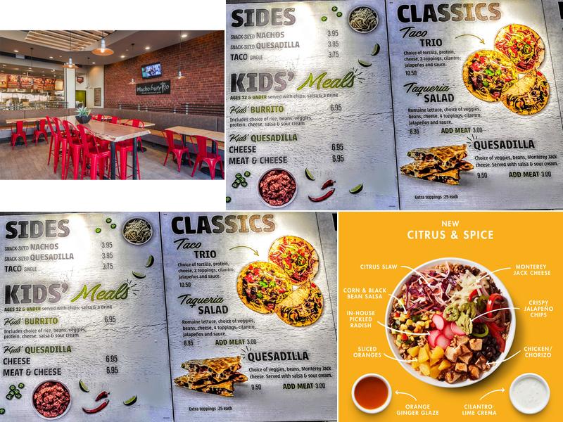 Mucho Burrito Fresh Mexican Grill Menu