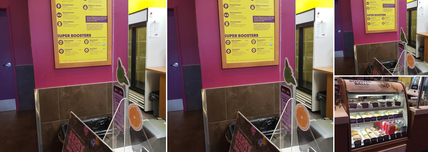 Booster Juice Menu