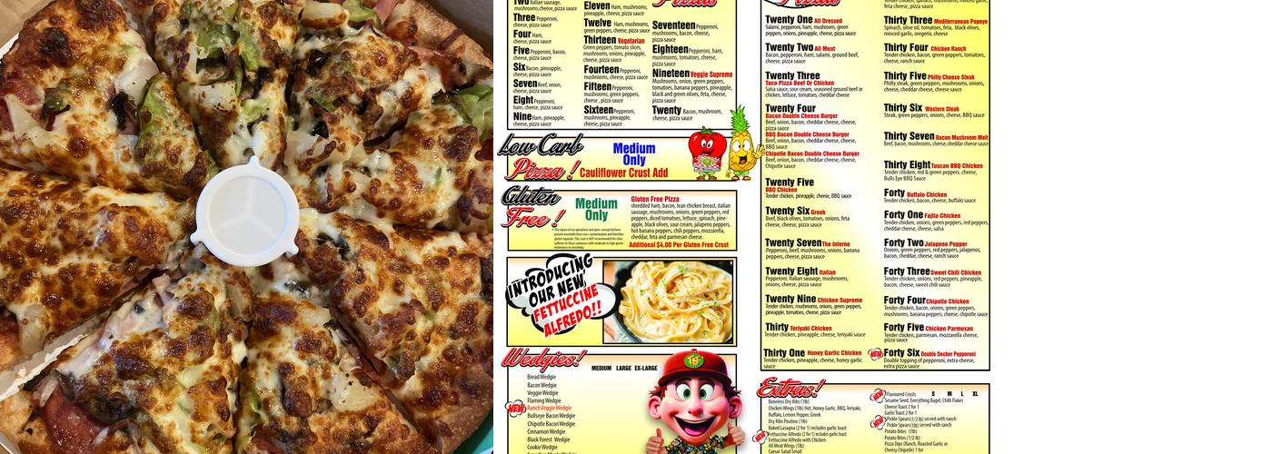 TJ's Pizza Willowgrove Sq Menu