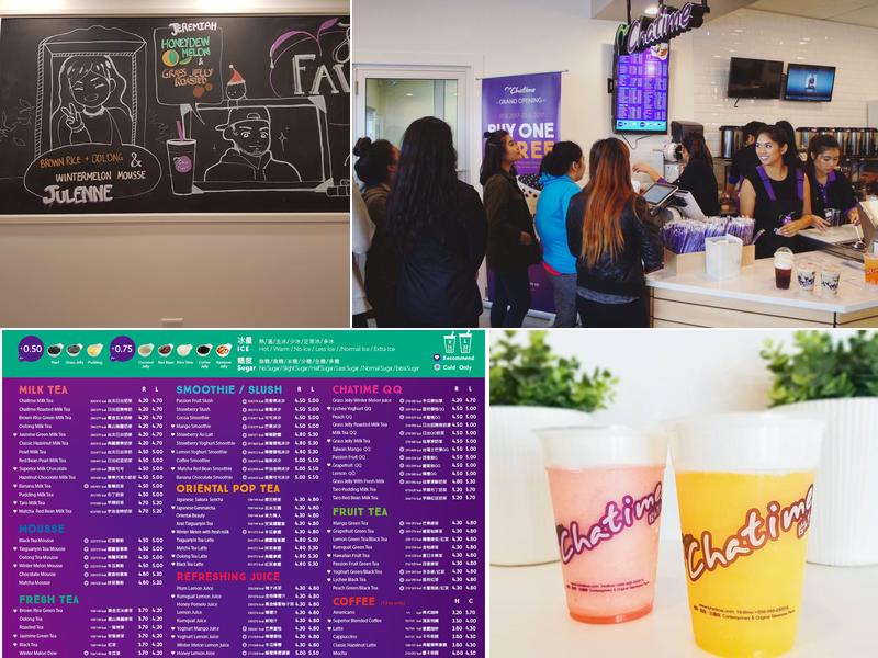 Chatime Menu