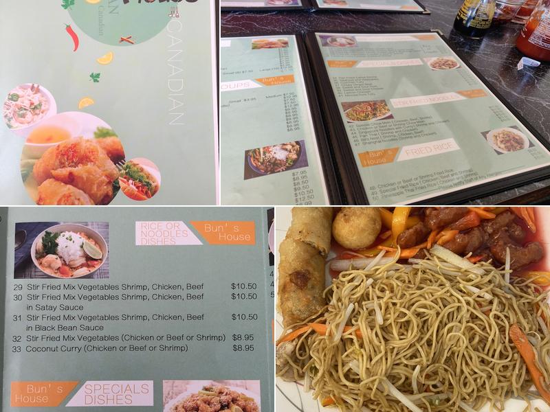 Bun's House Restaurant Menu