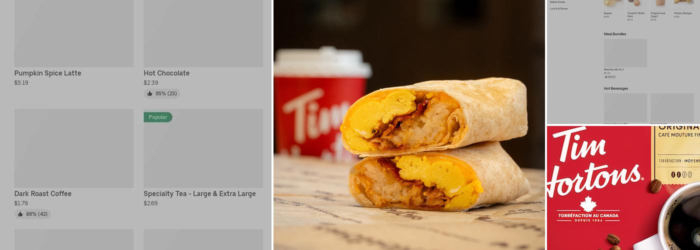 Tim Hortons Menu