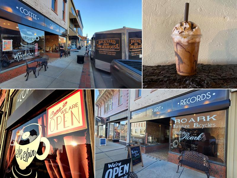 Sip&Spin Coffee & Records 115 Main St, Greenville