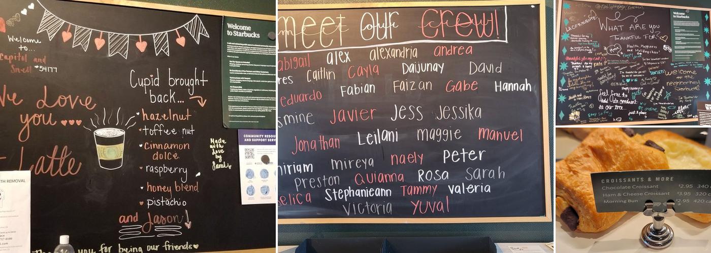 Starbucks Menu