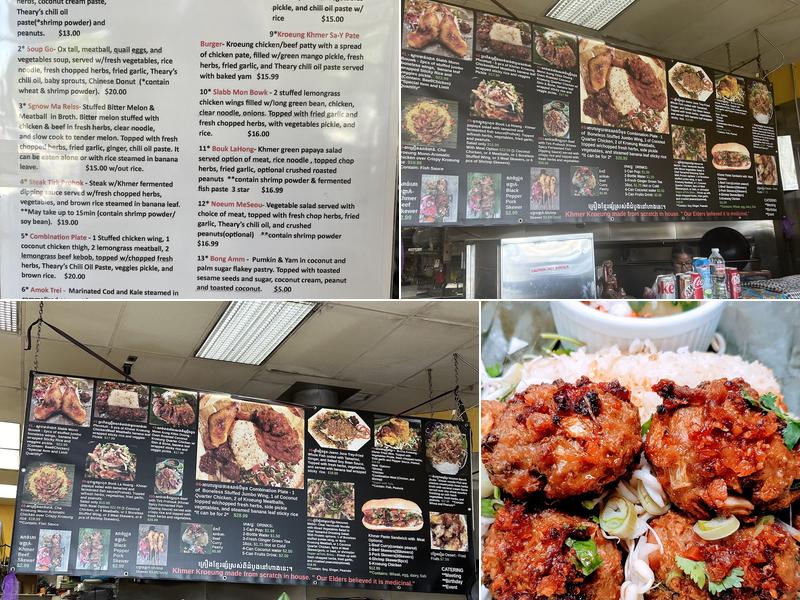 Theary Cambodian Foods, LLC. Menu