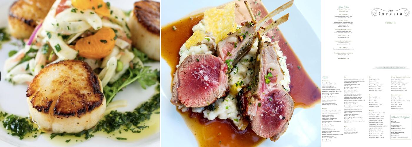 Bar Loretta Menu