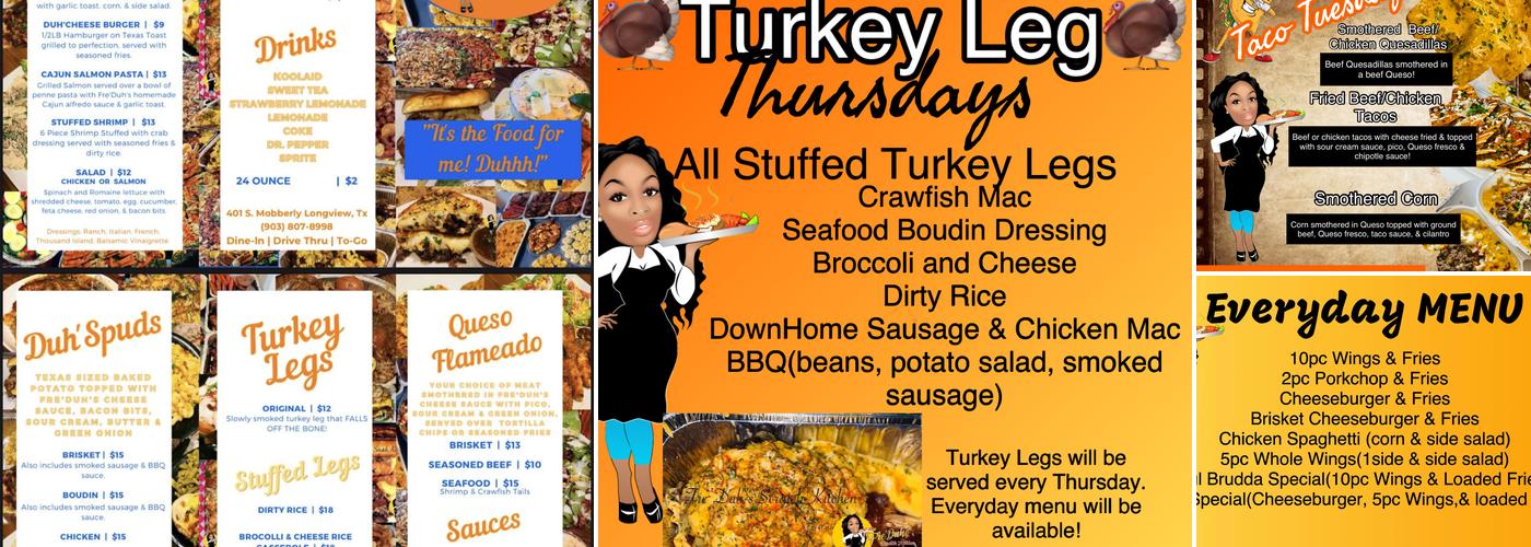 Fre’Duh’s Scratch Kitchen Menu