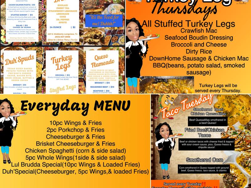 Fre’Duh’s Scratch Kitchen Menu