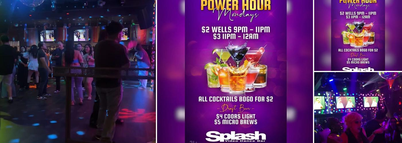 Splash Bar Fresno Menu