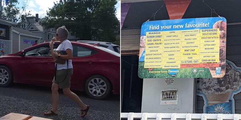 Corina's Ice Cream Menu