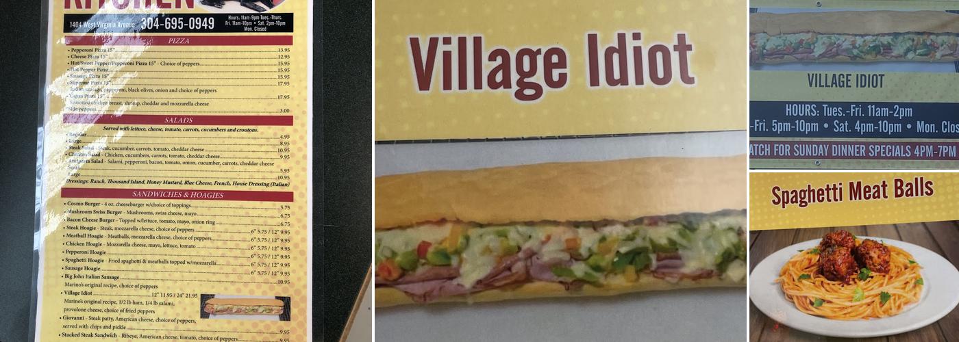 Cosmo’s Kitchen Menu