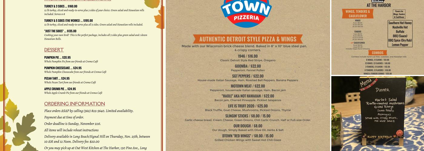 Out West Kitchen & Catering Menu