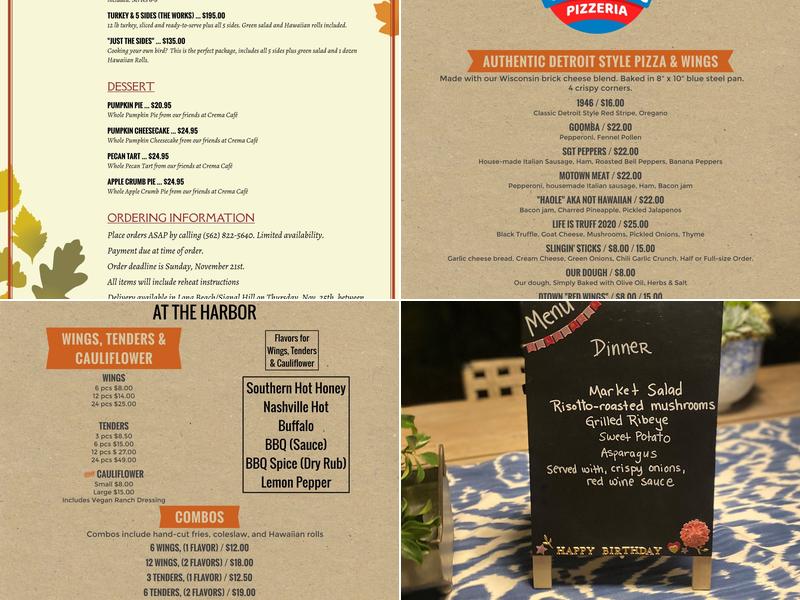 Out West Kitchen & Catering Menu