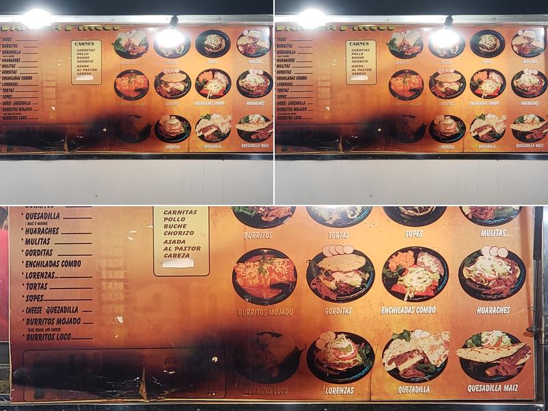 Daniela's Tacos Menu