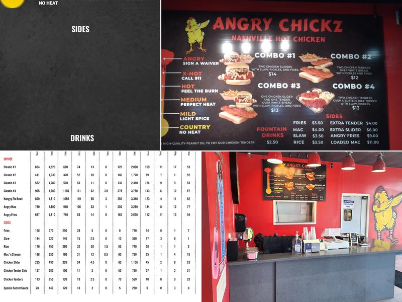 Angry Chickz - Fresno (N West Ave) Menu