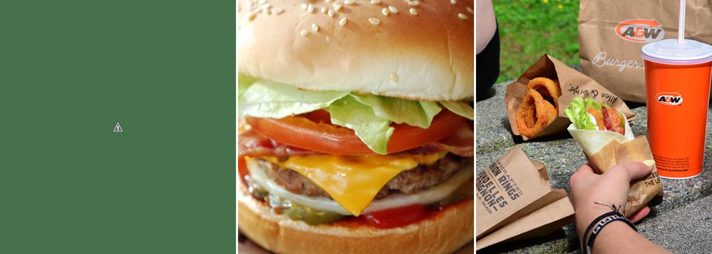 A&W Canada Menu