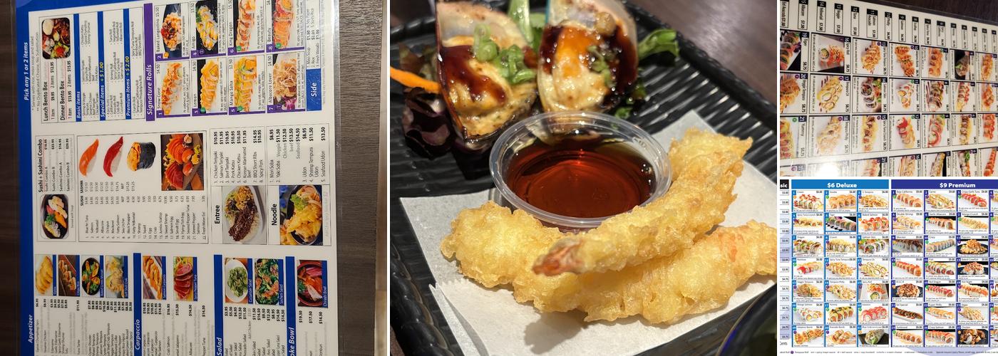 Blufish Sushi & Grill Menu