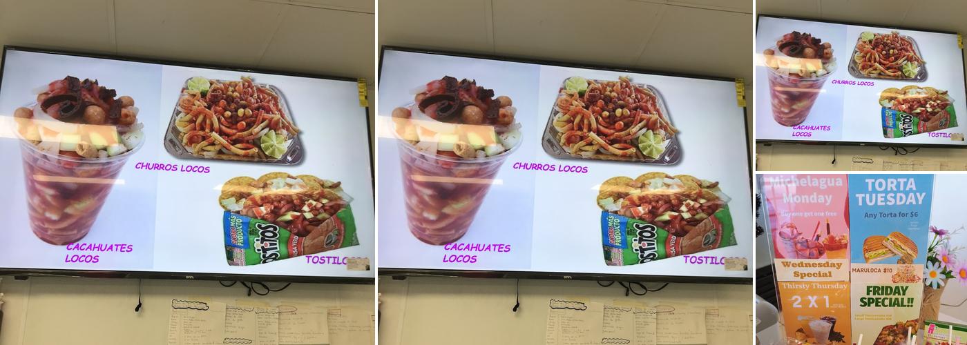 La Michoacana Factory Menu