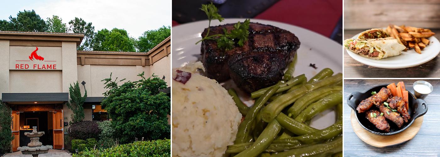 Red Flame Top Rated Steak & Grill Menu