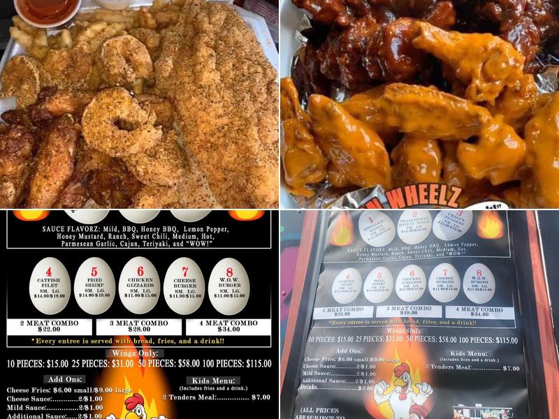 Wingz on Wheelz on University Ave Menu