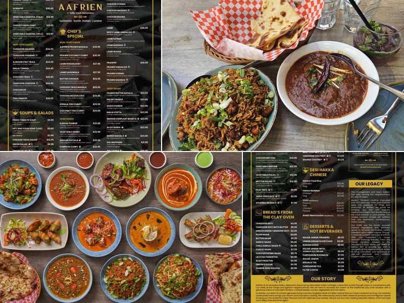 AAFRIEN Menu