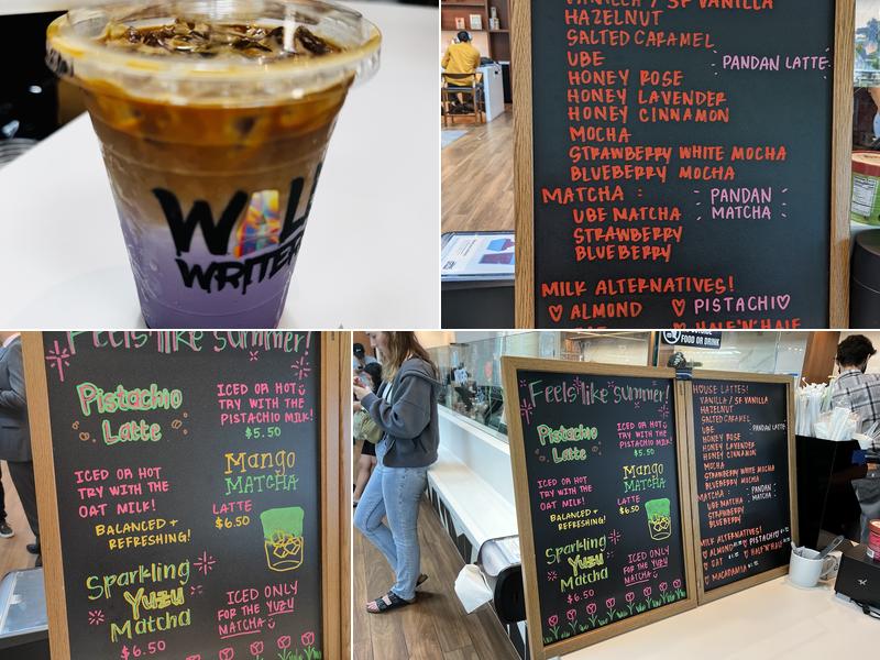 Wall Writers Coffee Menu