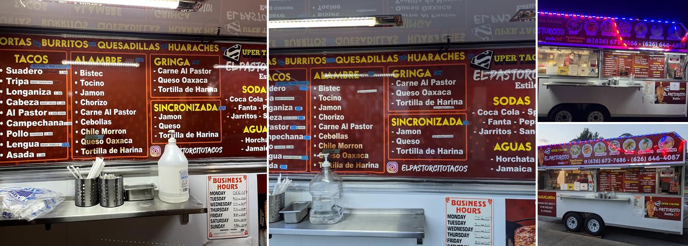 El Pastorcito tacos Menu