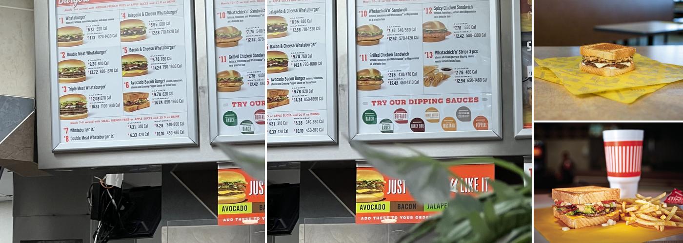 Whataburger Menu
