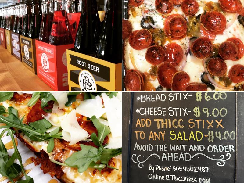 Thicc Pizza Co. Menu