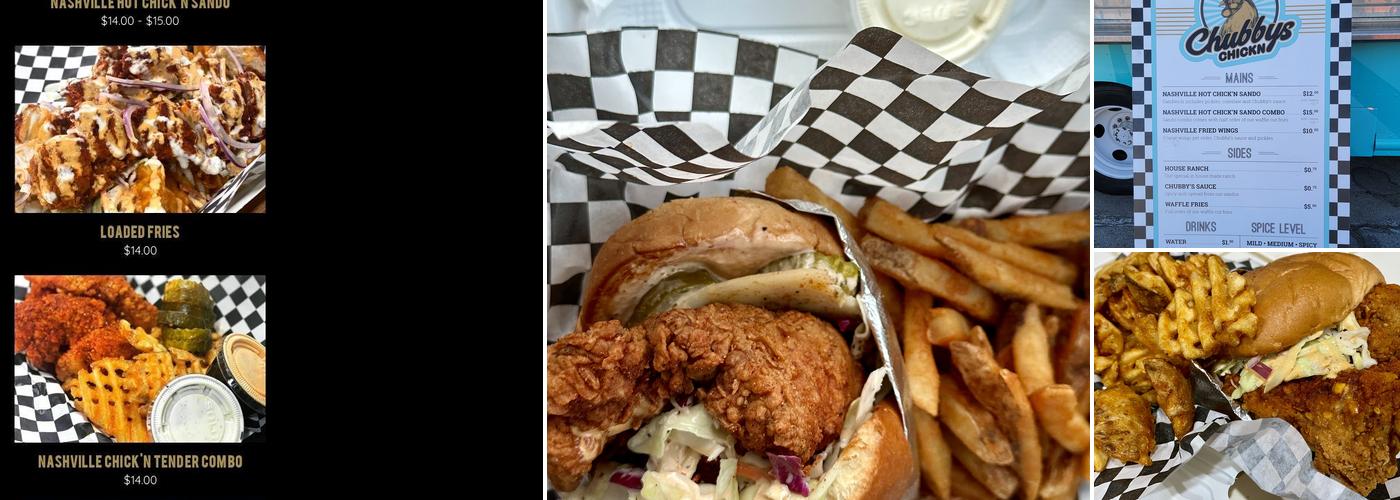 Chubby’s Chickn Food Truck Menu