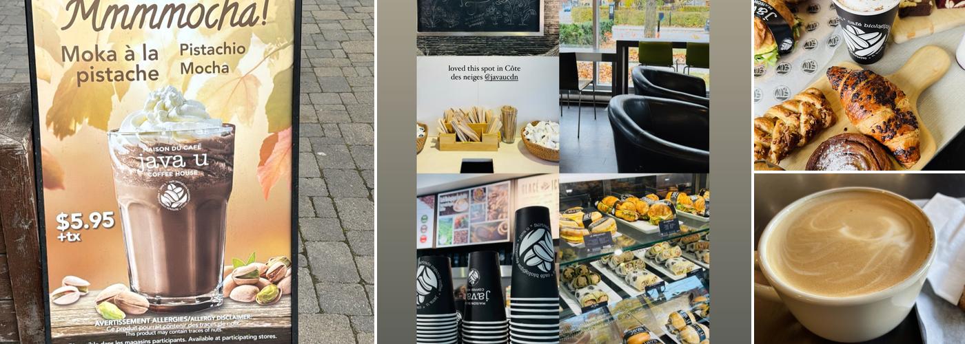 Java U Cote Des Neiges Menu