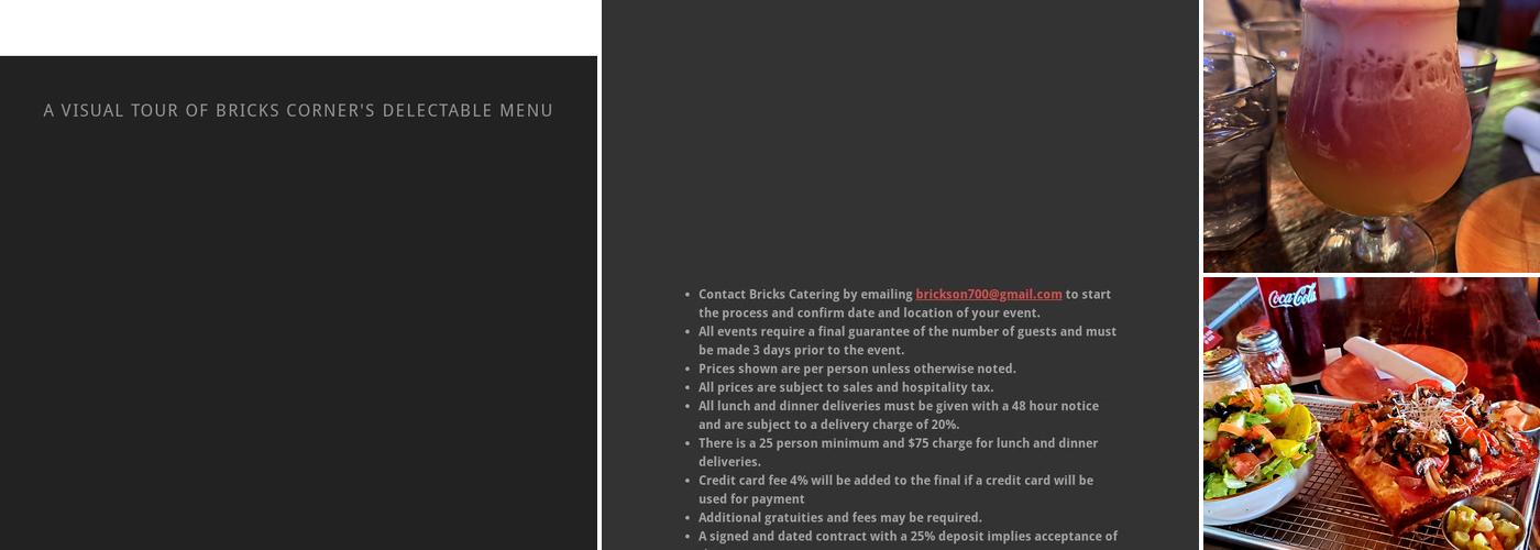Bricks Corner Menu