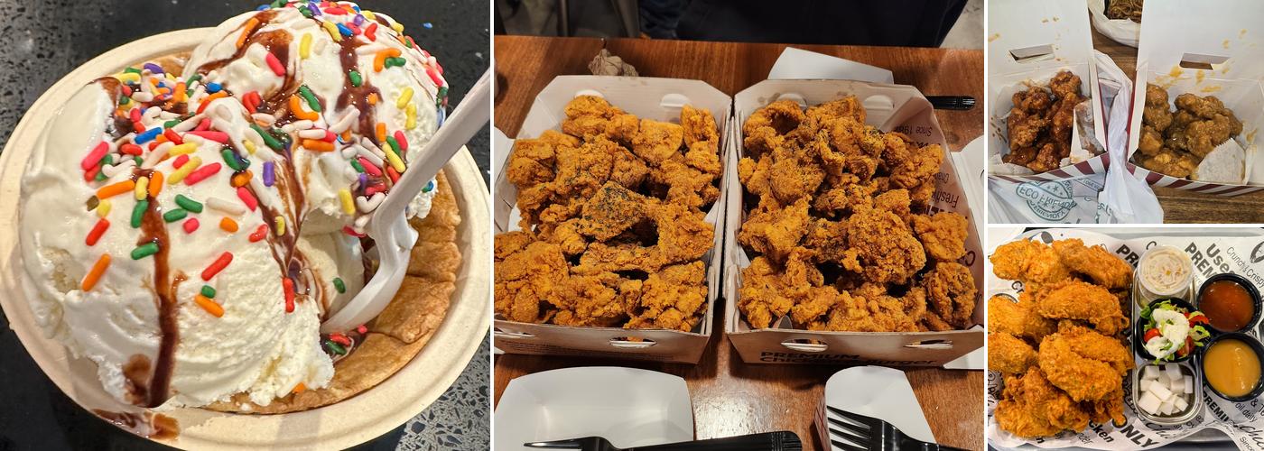 Pelicana Chicken and Hershey’s Ice Cream