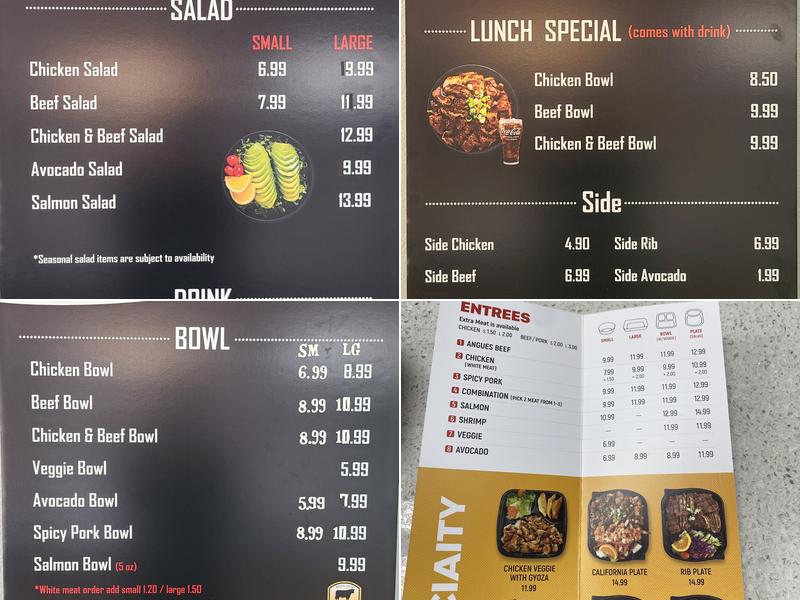 K-Grill Menu