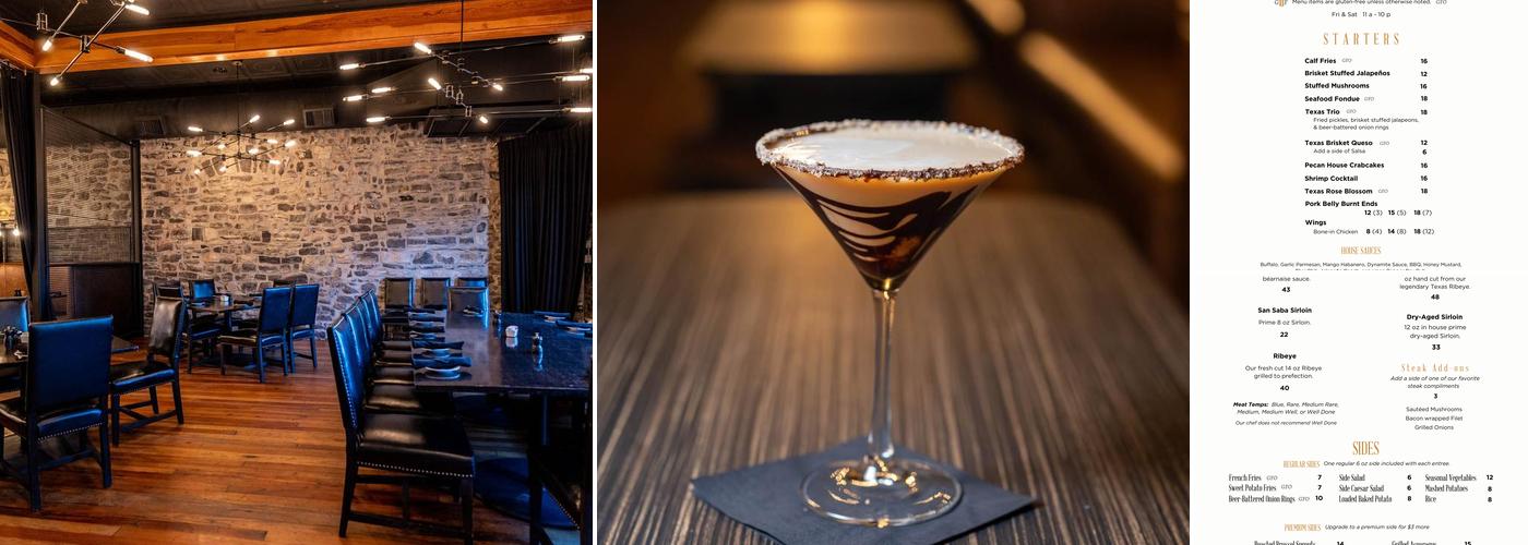 Pecan House Grill Menu