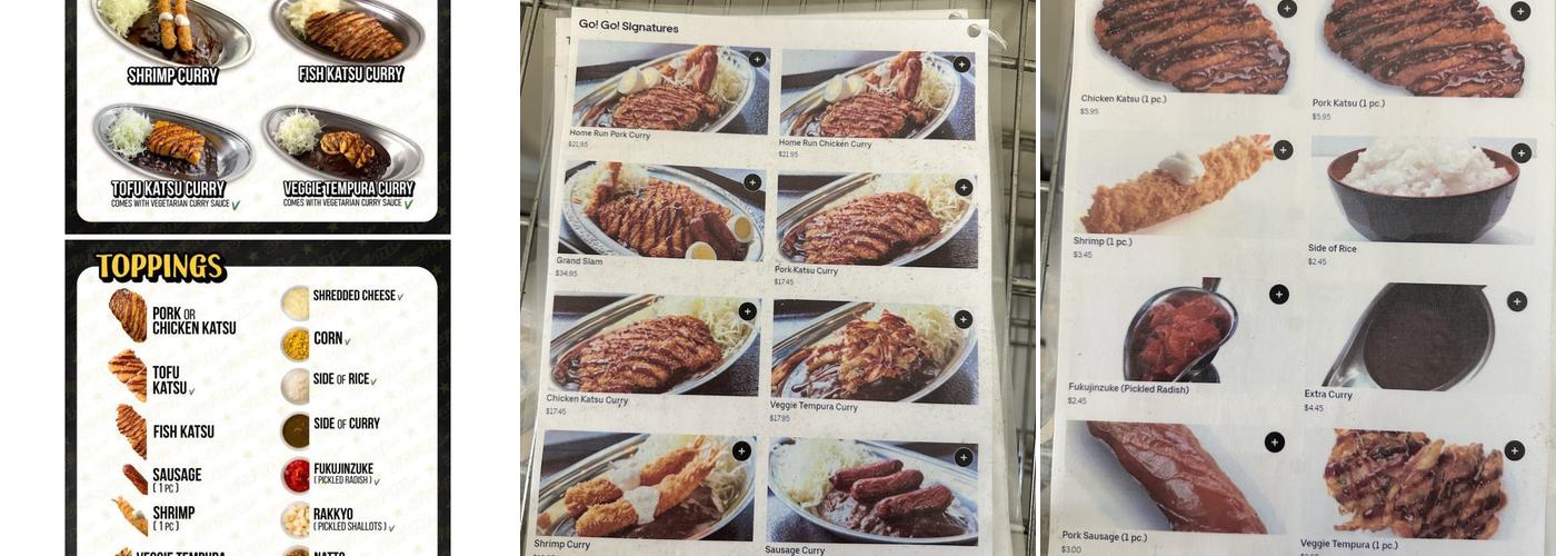 Go Go Curry Express Queens Menu