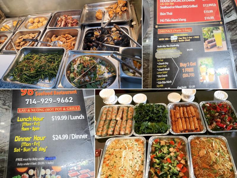 98 Shabu+Grill Seafood buffet Menu