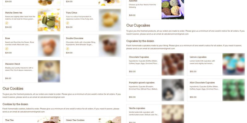 Cat Cat's Nom Nom Menu