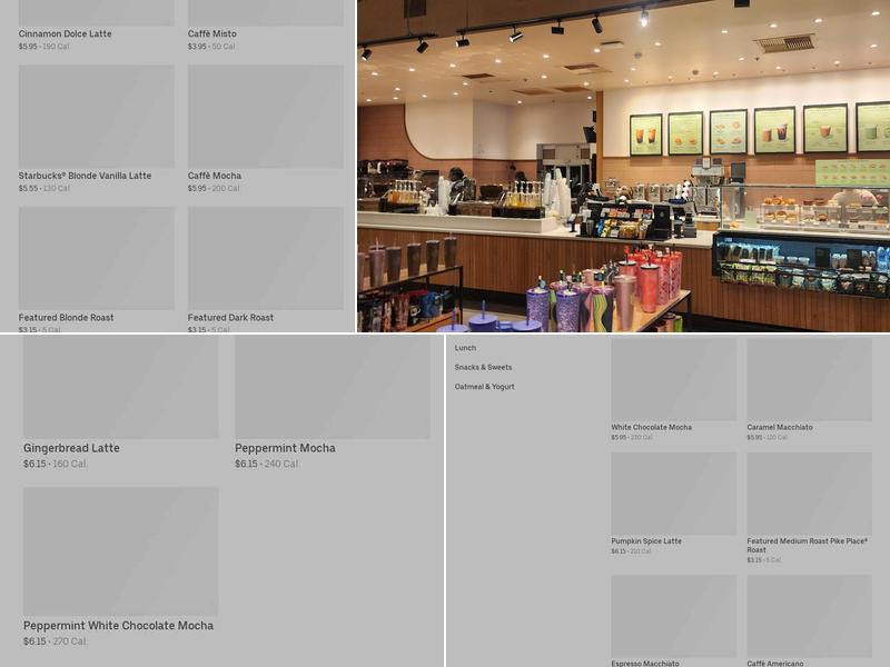 Starbucks Menu