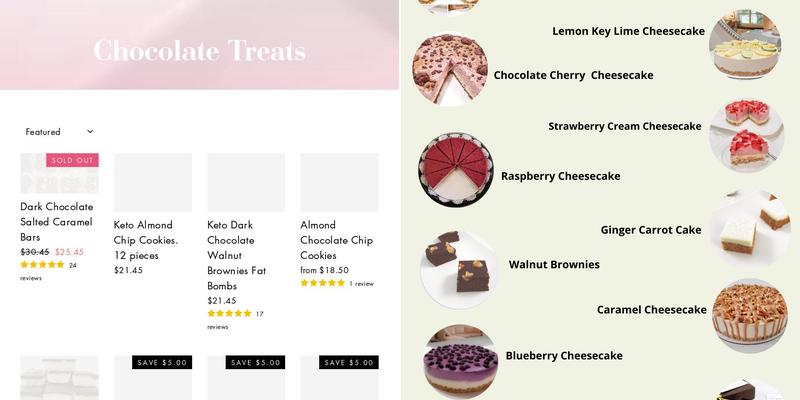 Heidi's Feel Good Foods Menu