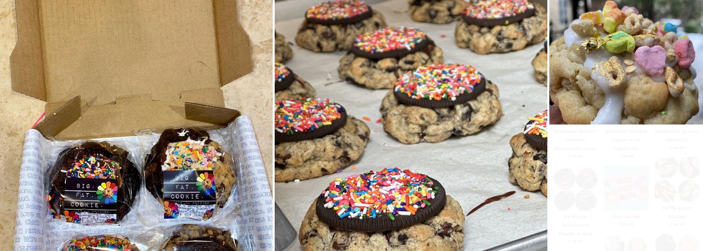 big fat cookie Menu