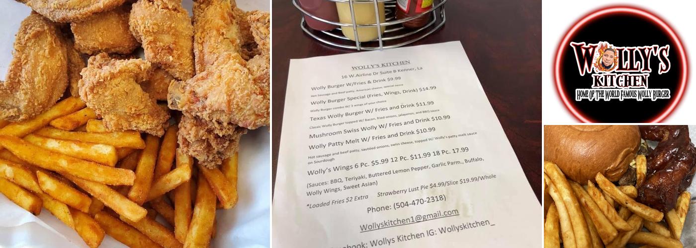 Wollys Kitchen Menu
