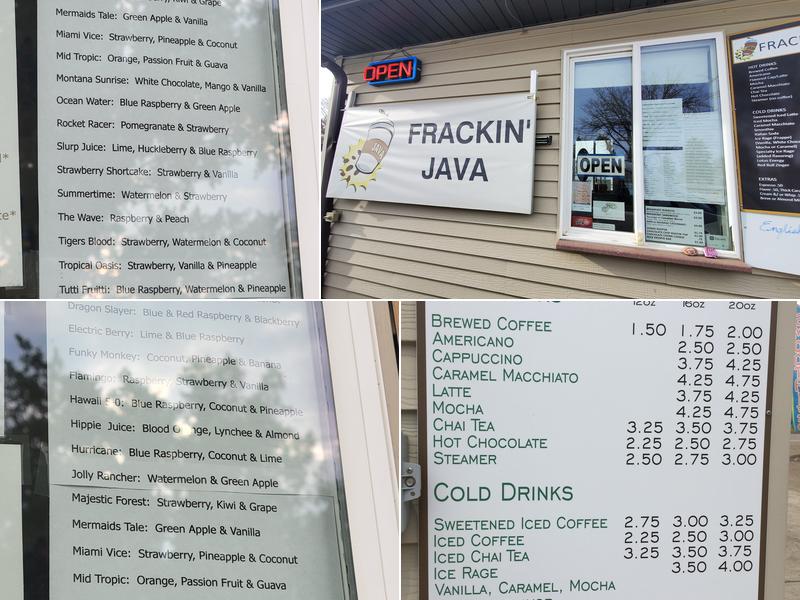 Frackin Java Menu