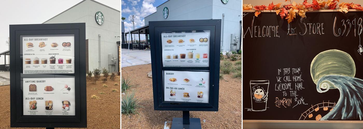 Starbucks Menu