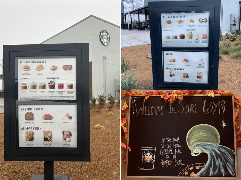 Starbucks Menu