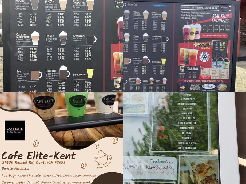 Café Elite Menu