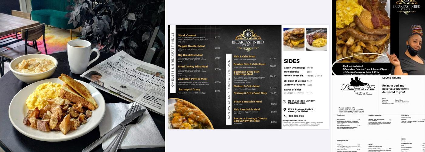 Breakfast in bed by LaCole odums LLC Menu